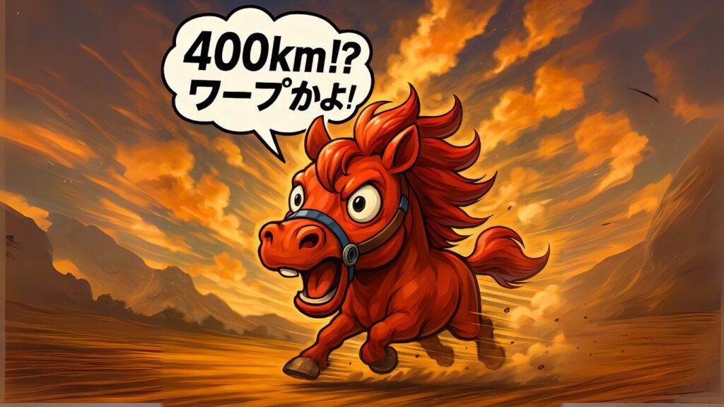 三国志ちびキャラで赤兎馬千里を走る