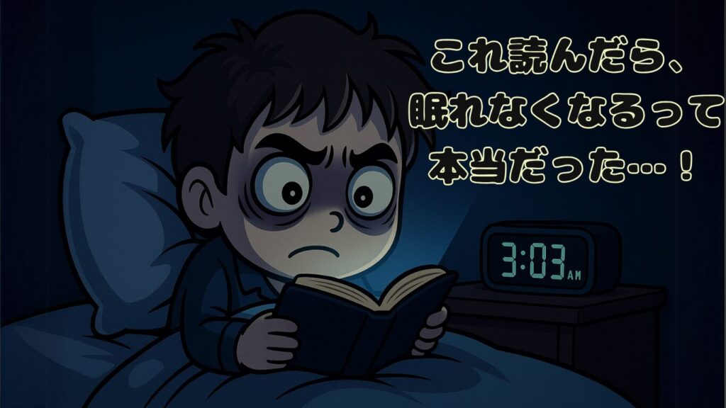 ちびキャラが本に夢中