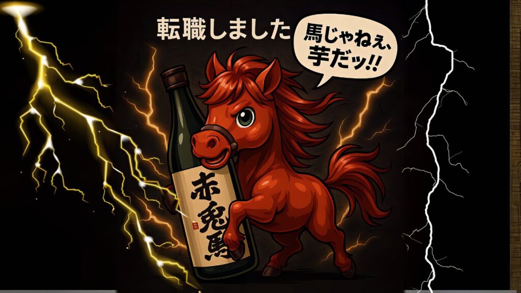 三国志ちびキャラで赤兎馬と焼酎の赤兎馬