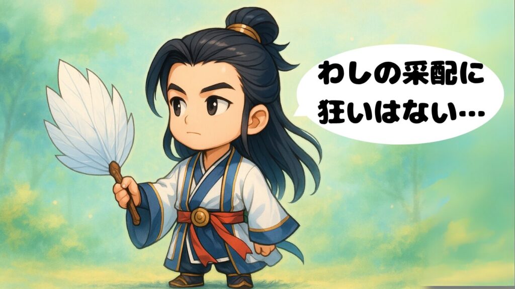 三国志のちびキャラで諸葛亮