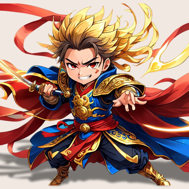 三国志のちびキャラで孫策