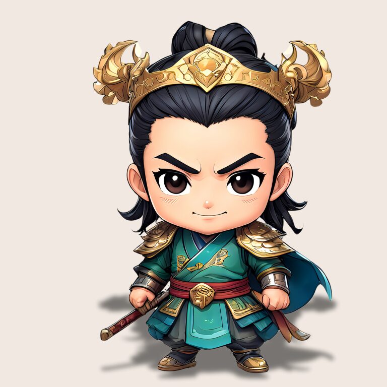 三国志のちびキャラで劉備