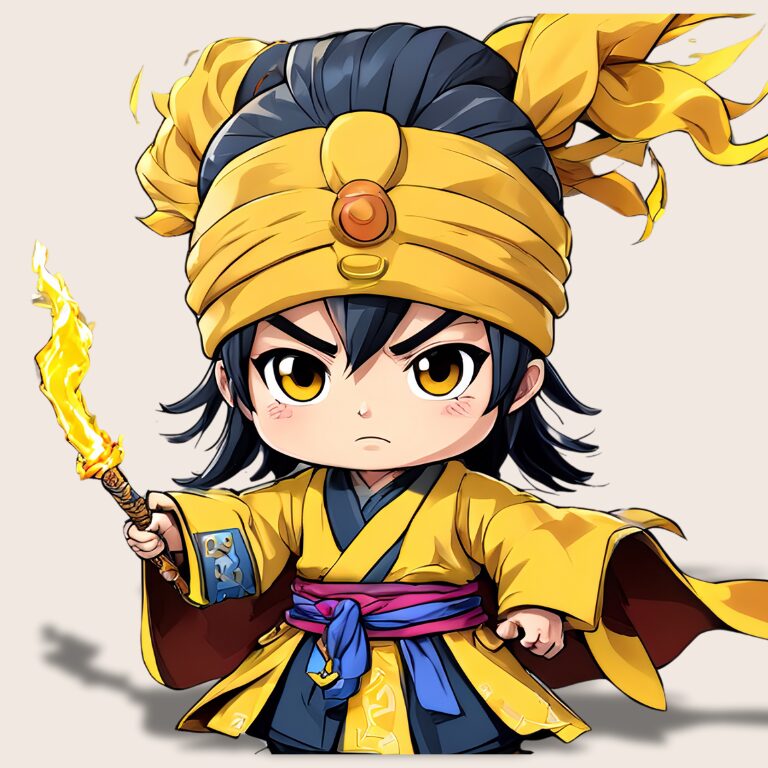 三国志のちびキャラで張角