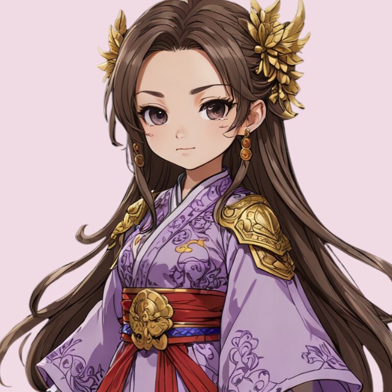 三国志のヒロイン、ちびキャラで曹節