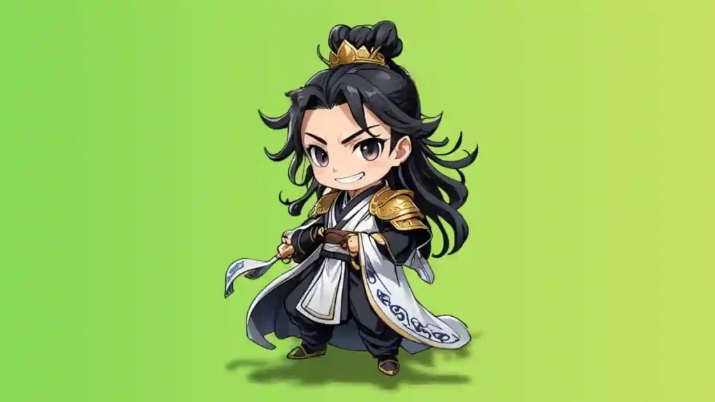 三国志のちびキャラで諸葛亮