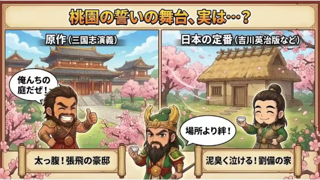 桃園の誓いの場所・セリフ・意味を徹底解説【三国志ファン必見】